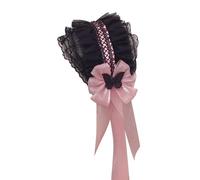 JUYAXIN Bandeau réglable en polyester doux en forme de nœud pour femme pour un usage quotidien et un événement sur le thème rétro