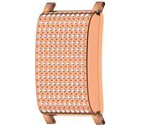 JUYAXIN Boîtier antichoc de 22 mm pour connecteur de ceinture de montre, coque de protection pour traqueurs de fitness