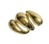 JUYAXIN Bracelets élégants et irréguliers - Style punk - Large manchette géométrique - Convient pour diverses occasions - Bijoux tendance, taille unique, Comme décrit