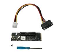 JUYAXIN Carte adaptateur d'alimentation PCIE 4X - Transfert de données rapide - Remplacement pour accessoires informatiques - Extension PCIe