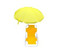 JUYAXIN Chaise de plage d'extérieur pour enfants avec pare-soleil réglable, cadre en métal, design pliable pour parc, camping et détente en bord de mer