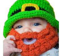 JUYAXIN Chapeau tricoté pour la Saint-Patrick - Casquette plate pour enfant - Pour les vacances - Fête nationale irlandaise - Pour festival - Tenue de fête