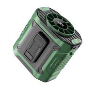 JUYAXIN Clip de taille ventilateur portable miniature à suspendre cou rechargeable par USB petite taille camping plein air taille avec Powerbanks LED Personals Fan