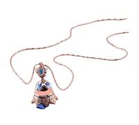 JUYAXIN Collier avec pendentif mystérieux nomades en perles d'imitation - Bijou confortable adapté aux longues heures et aux ensembles élégants - Collier avec pendentif nomade sur le thème du jeu