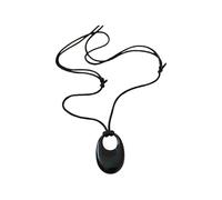 JUYAXIN Collier ras du cou tendance avec anneaux en métal doux et cordon en cuir réglable pour un moment spécial, collier minimaliste de style européen, One Size, Comme décrit, Comme décrit.