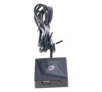 JUYAXIN Commutateurs d'alimentation pour boîtier d'ordinateur améliorés avec bouton d'extension USB 2.0 externe, commutateurs de bureau efficaces