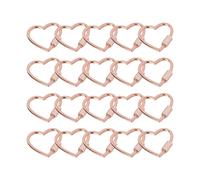 JUYAXIN Cordon décoratif en alliage antirouille avec fermoir en forme de cœur pour laisses de chien, matériaux artisanaux, accessoires de mode, porte-clés en forme de cœur, Moyen, Comme décrit, Comme