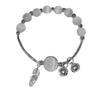 JUYAXIN Design œil de chat tendance cloches avec bande élastique qui améliore n'importe quelle tenue portable pour exprimer l'amour entre les couples. Bracelet élégant, taille unique, Comme décrit