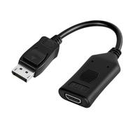 JUYAXIN Dongle de voyage DP vers HDTV 4K 60Hz convertisseur vidéo actif câble ligne câble pour ordinateur portable de bureau multi-écrans DP HDMI Port Splitter