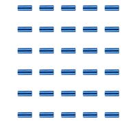 JUYAXIN Embouts de câble de vélo en aluminium 4/5 mm cohérents Mtnbike Road Velocipède Construction permanente Bérets de conduite de frein en aluminium