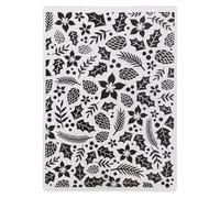 JUYAXIN Gabarit de gaufrage artisanal pour travaux manuels, outil d'estampage robuste avec motifs texturés et planche à gaufrer