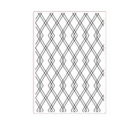 JUYAXIN Gabarit de gaufrage pour papier, tissu, projets artistiques, outil d'artisanat, grille de fond, dossier facile à utiliser pour le scrapbooking