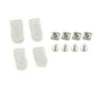 JUYAXIN Kits de réparation du visage pour casques de football, baseball, softball, kits de quincaillerie, clips, vis, écrous