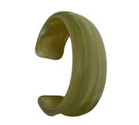 JUYAXIN Large bracelet géométrique rond en acrylique avec ouverture géométrique pour les amateurs de mode, taille unique, Comme décrit