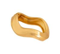 JUYAXIN Large bracelet géométrique vintage punk bijoux tendance en alliage texture pour usage quotidien et fête Métal mat, taille unique, Comme décrit