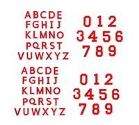 JUYAXIN Lot de 72 écussons à coudre lavables en forme de lettres et de chiffres pour enfants - Fil à broder robuste pour décoration de vêtements