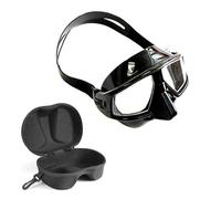 JUYAXIN Lunettes de plongée minces à faible capacité mettant en évidence la technologie contre le brouillard et étui de rangement pour les amateurs sous-marins Perspective de plongée à faible capacité