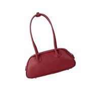 JUYAXIN Luxueux sac à bandoulière en polyuréthane à la mode, sac à main décontracté sous les bras pour un usage quotidien et un événement de bal de promo, sac à main à fermeture, Rouge, One Size