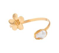 JUYAXIN Manchette de bras réglable pour femme avec breloque en forme d'étoile de mer style punk, bijou en fer, ton doré, accessoire de festival punk, cadeau, taille unique, Comme décrit