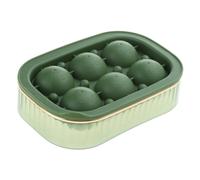 JUYAXIN Moule rond pour boules de glace, hockey, cocktail, plateau cube avec couvercle pour congélateur, outil de cuisine, moule sphérique