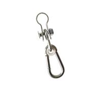 JUYAXIN Mousqueton pivotant antirouille pour cadres en bois d'extérieur Installation rapide Aucun outil nécessaire Cintre en métal pour adultes/enfants Matériel de balançoire