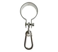 JUYAXIN Mousqueton pivotant antirouille pour cadres en bois d'extérieur Installation rapide Aucun outil nécessaire Cintre en métal pour adultes/enfants Matériel de balançoire