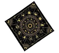 JUYAXIN Nappe de tarots, constellations, astrologie, autel, divinations, nappe, tapisserie, sorcellerie, fournitures de constellations, motif de tarots, nappe de table spirituelle