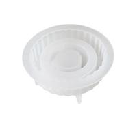 JUYAXIN Porte-cylindres en silicone pour pendentifs rayés Bougeoirs Décorations Moules porte-outils