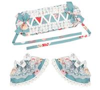 JUYAXIN Serre-tête en dentelle pour cosplay, anime, accessoire pour cheveux, bandeau élastique en dentelle, manches de bras pour photographie, festival de musique, rassemblements