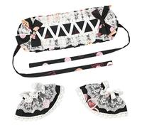JUYAXIN Serre-tête en dentelle pour cosplay, anime, accessoire pour cheveux, bandeau élastique en dentelle, manches de bras pour photographie, festival de musique, rassemblements