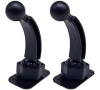 JUYAXIN Support de téléphone adhésif double 17 mm adaptateur de joint à rotule stable pour voiture, cuisine, bureau, installation double adaptateur de montage à bille