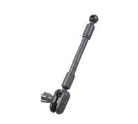 JUYAXIN Support rotatif d'extension de tuyau flexible adaptateur d'extension de 17 mm à rotule bras d'extension bras de ventilation de voiture support de téléphone accessoire réglable pliable support