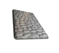 JUYAXIN Tapis de bain facile à nettoyer avec fibres de refroidissement à absorption rapide pour une utilisation sûre dans un environnement humide Tapis antidérapant de cuisine