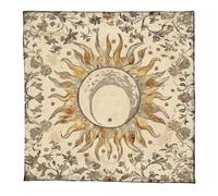 JUYAXIN Tapis de lecture artistique pour tarots et méditations rituelles et spirituelles - Durabilité - Tapis de méditation sur le thème occulte