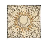 JUYAXIN Tapis de lecture artistique pour tarots et méditations rituelles et spirituelles - Durabilité - Tapis de méditation sur le thème occulte