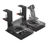 JUYEER Support de Bureau Universel Hotas Compatible avec Thrustmaster T.16000M FCS, TCA Officer Pack Airbus/Quadrant Boeing Edition, Sol-R2/R4, WINWING URSA Minor, Logitech X52/X56 et Ainsi de Suite