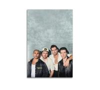 JUYERGWERKJ Big Time Rush (6) Affiches murales esthétiques - Décoration murale vintage - Peinture sur toile pour salon, chambre à coucher - 40 x 60 cm - Style sans cadre