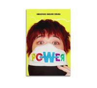 JUYERGWERKJ G-Dragon Kembali Dengan Single Power Poster décoratif vintage sur toile pour salon, chambre à coucher, 50 x 75 cm, style sans cadre