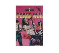 JUYERGWERKJ Pearl Jam Poster décoratif sur toile vintage pour salon, chambre à coucher, 20 x 30 cm, style sans cadre