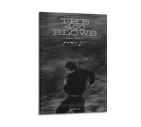 JUYERGWERKJ Poster décoratif sur toile avec 400 coups - Décoration murale vintage pour salon, chambre à coucher, 50 x 75 cm - Style cadre