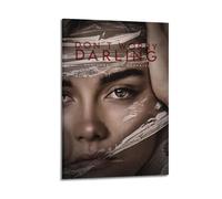 JUYERGWERKJ Poster décoratif sur toile « Don't Worry Darling » - Décoration murale vintage pour salon, chambre à coucher, 30 x 45 cm - Style cadre