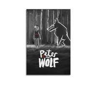 JUYERGWERKJ Poster décoratif sur toile style vintage Peter & The Wolf pour salon, chambre à coucher, 20 x 30 cm, sans cadre