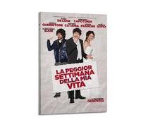 JUYERGWERKJ Poster décoratif sur toile « The Worst Week of My Life » - Décoration murale vintage pour salon, chambre à coucher, chambre - 30 x 45 cm - Style cadre