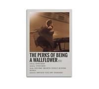 JUYERGWERKJ Poster mural décoratif vintage The Perks of Being A Wallflower - Décoration murale pour salon, chambre à coucher - 60 x 90 cm - Style rétro - Sans cadre