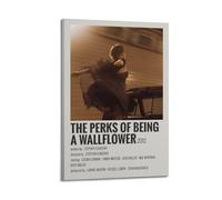 JUYERGWERKJ Poster mural décoratif vintage The Perks of Being A Wallflower pour salon, chambre à coucher, 60 x 90 cm, style cadre