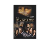 JUYERGWERKJ Poster The Da Vinci Code - Impression sur toile vintage - Décoration murale pour salon, chambre à coucher - 40 x 60 cm - Style rétro - Sans cadre