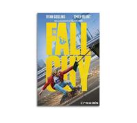 JUYERGWERKJ Poster The Fall Guy - Impression sur toile pour salon, chambre à coucher - Décoration murale vintage - 30 x 45 cm - Style rétro