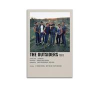 JUYERGWERKJ Poster The Outsiders - Impression sur toile vintage - Décoration murale pour salon, chambre à coucher, 50 x 75 cm - Style rétro - Sans cadre