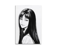 JUYERGWERKJ Tomie Junji Ito(8) Affiches murales esthétiques - Décoration murale vintage - Peinture sur toile pour salon, chambre à coucher - 50 x 75 cm - Style sans cadre