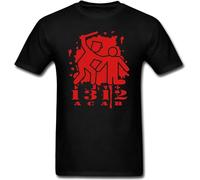 JUYHGGTFY AC AB Revolution Revolt Fight Back Government Crush T-Shirt Manches Courtes(Large)